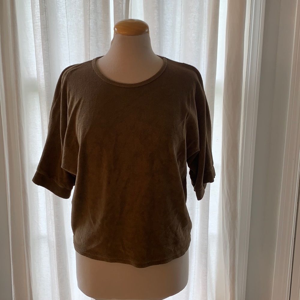 The Simple Folk terry cloth shirt new without tags